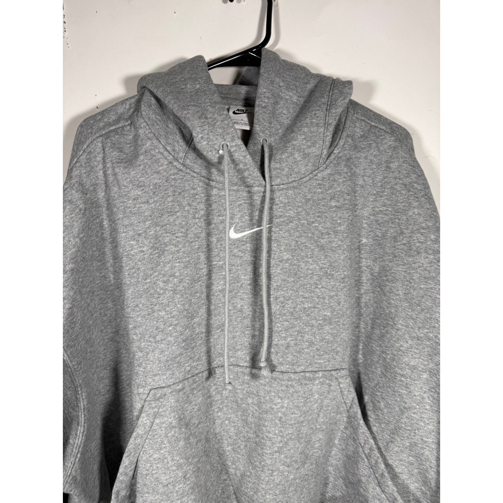 Nike Sportswear Phoenix Fleece Oversized Hoodie Grey Heather Large